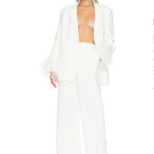 Revolve White Blazer